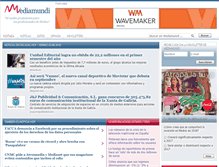 Tablet Screenshot of mediamundionline.com